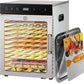 Mountain Essentials 10 Trays Food Dehydrator Machine 800W Digital Timer with Recipe Book