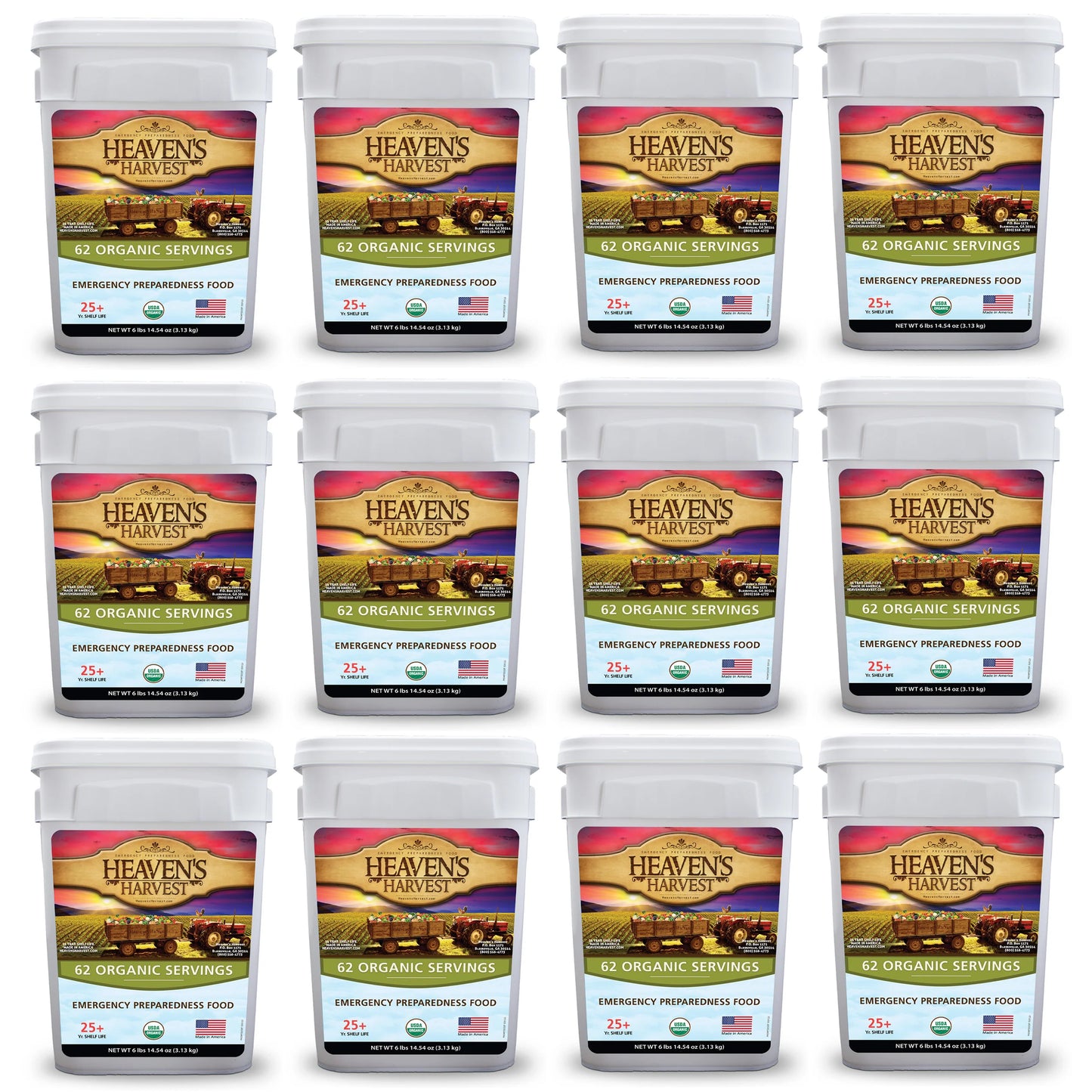 Heaven's Harvest- 12 Pack Organic Kit