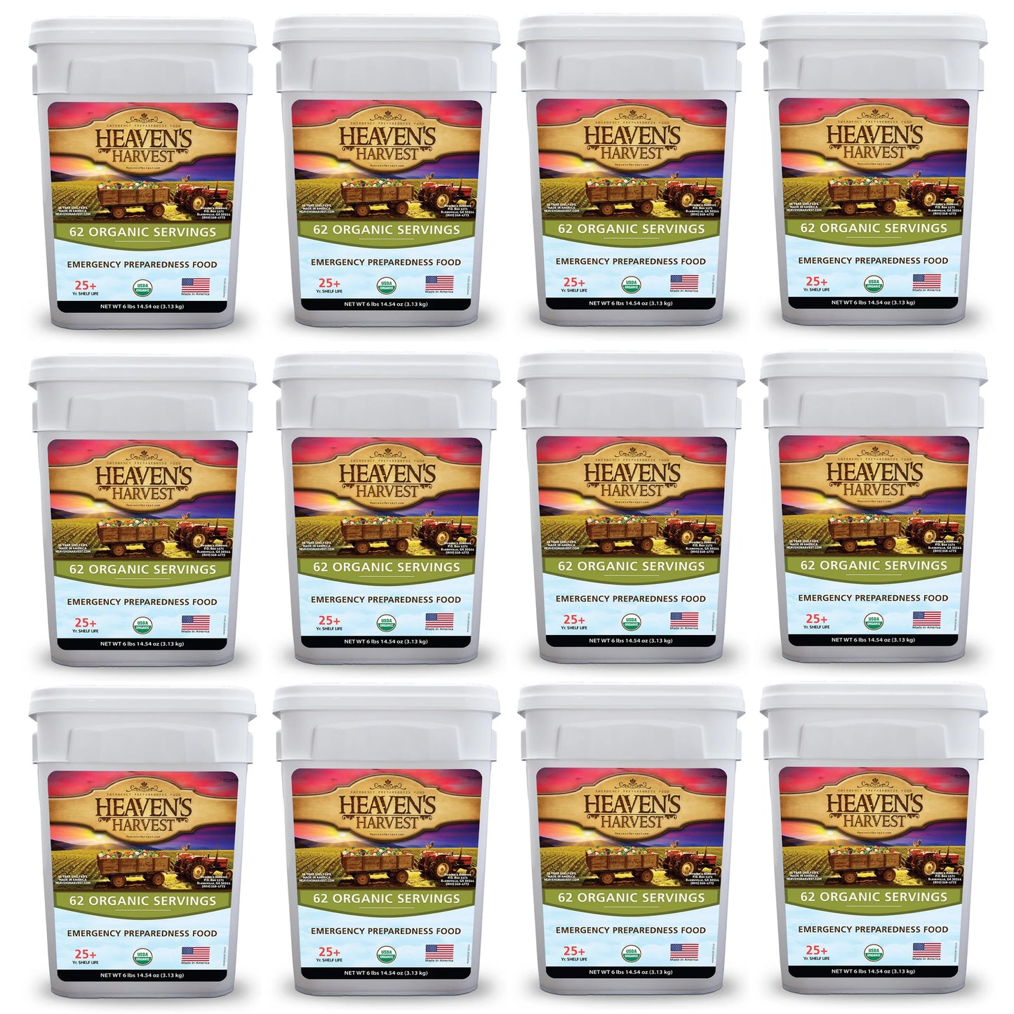 Heaven's Harvest- 12 Pack Organic Kit