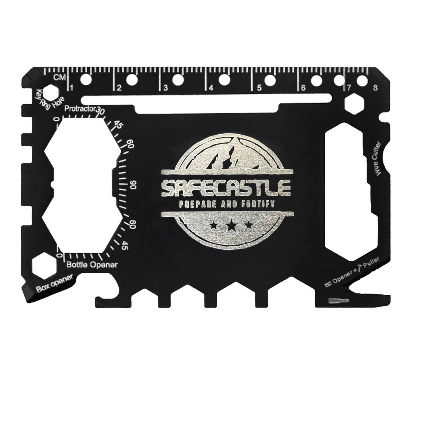 Safecastle Tool kit - 46 in 1 Multipurpose Credit Card Size Pocket Survival Tool