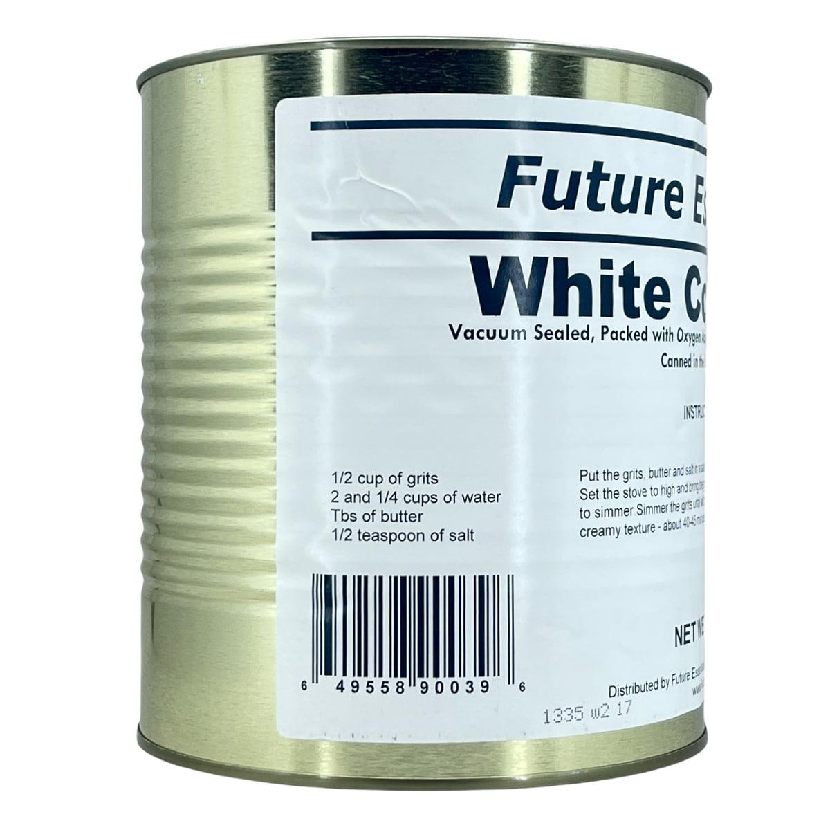 1 Can of Future Essentials White Corn Grits, 5 lbs Net Weight