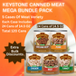 Keystone Canned Meat Mega Variety Bundle Pack - 5 Cases of 24 Cans each (14.5 oz)