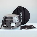 Volcano Grills 2 Fuel Charcoal & Wood Collapsible Stove