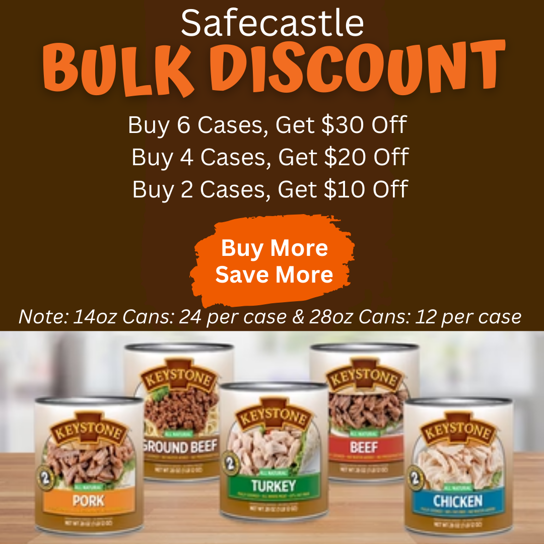 Keystone Canned Meat Mini Mega Variety Bundle Pack - 5 Cases of 6 Cans each (28 oz)