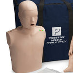 Prestan Family Pack of CPR Manikins (2 Adult, 1 Child, 2 Infant) Medium Skin with Rate Monitors, PP-FM-500M-MS thumbnail 2