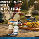 Mountain Essentials Fully Cooked Chicken 14.5 oz – 12g Protein per Serving (8 Servings per Can, 96 Total Servings) – Canned White Meat for Daily Meals, Camping & Emergency Food thumbnail 2