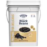 Dried Black Beans 4-Gallon Pail, 237 Servings
