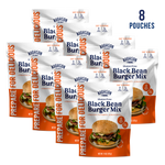Gluten Free Black Bean Burger Mix Pouch, 9 Servings