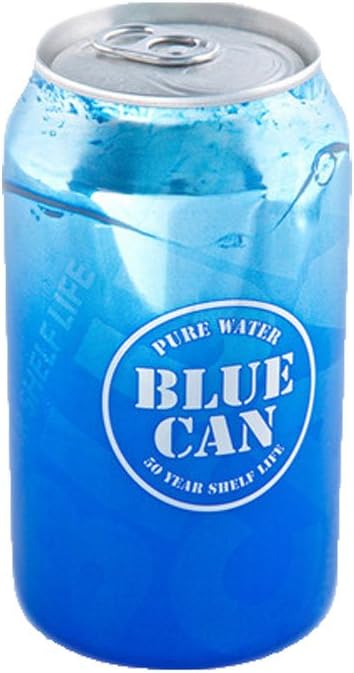 Blue Can Emergency Drinking Water - Pallet of 2,400 Cans (100 Cases)