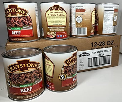 Keystone Meats All-Natural Beef 28 oz Can