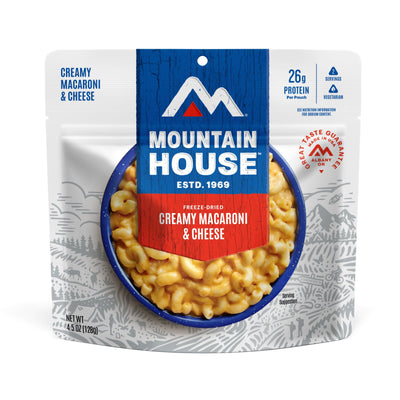 Mountain House Creamy Mac & Cheese (6-Pack) | Easy Camping Food & Emergency Meals