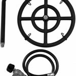 Volcano Fire Pit Burner Ring Kit for Volcano 2 & 3 Outdoor Grills –12” Double Steel Burner, 36 Flame Ports, Propane Regulator, 52” Hose & J-Tube | Portable Fire Pit for Camping, Patio & Backyard thumbnail 1
