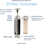 Katadyn Pocket Water Filter for Backpacking, Group Camping & Emergency Preparedness
