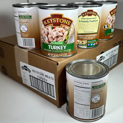 Keystone Meats All Natural Canned Turkey 28 oz Can