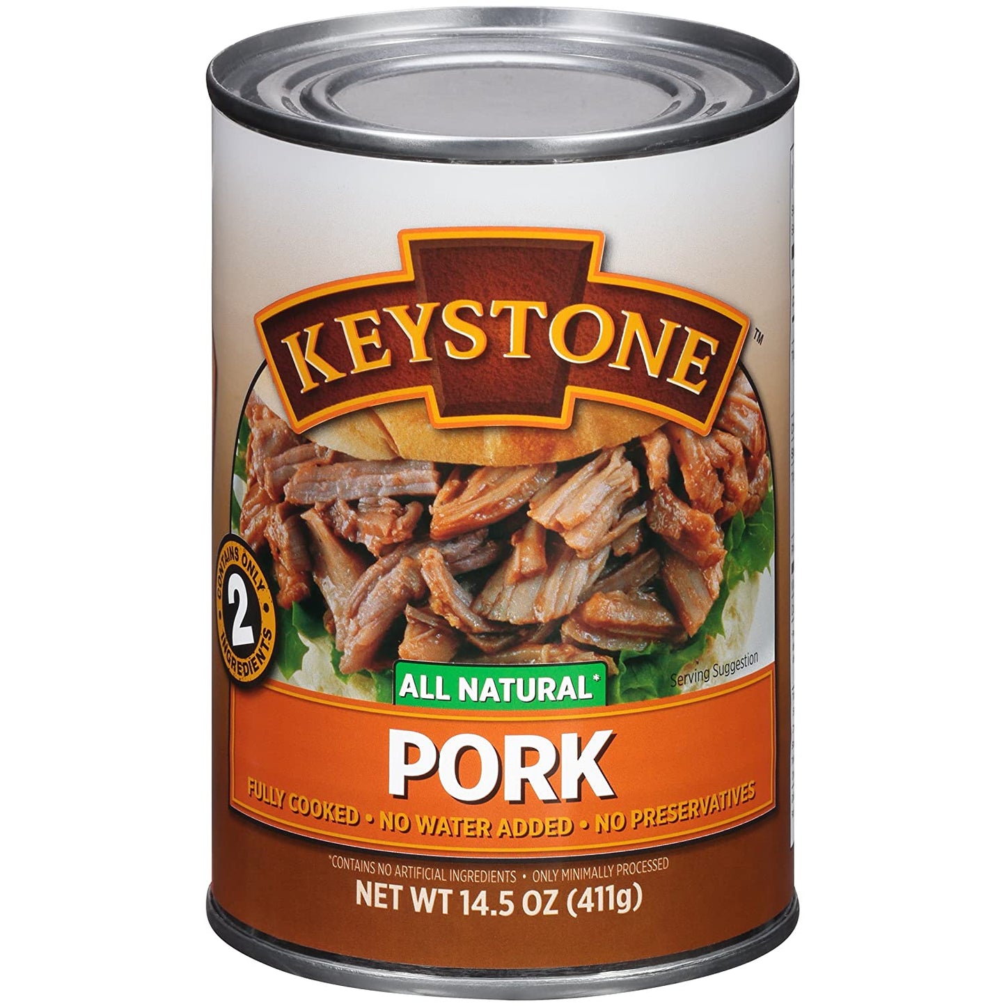 Keystone Meats All Natural Pork 14.5 Oz Can