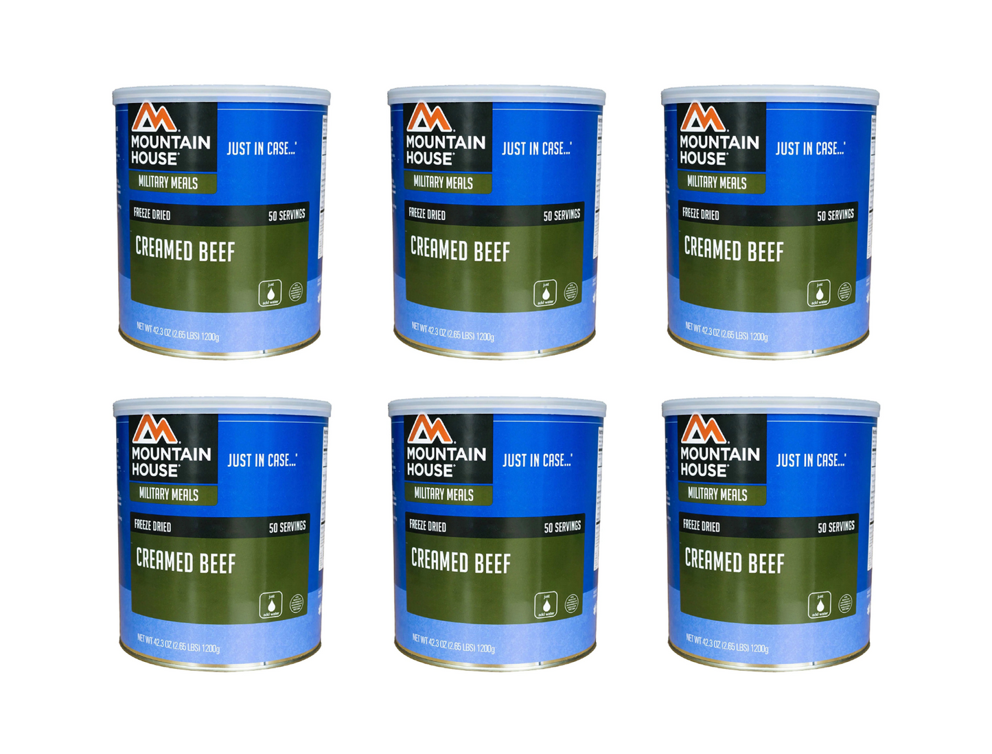 Mountain House Creamed Beef Gravy - Military #10 - 6 Cans | Military Meals