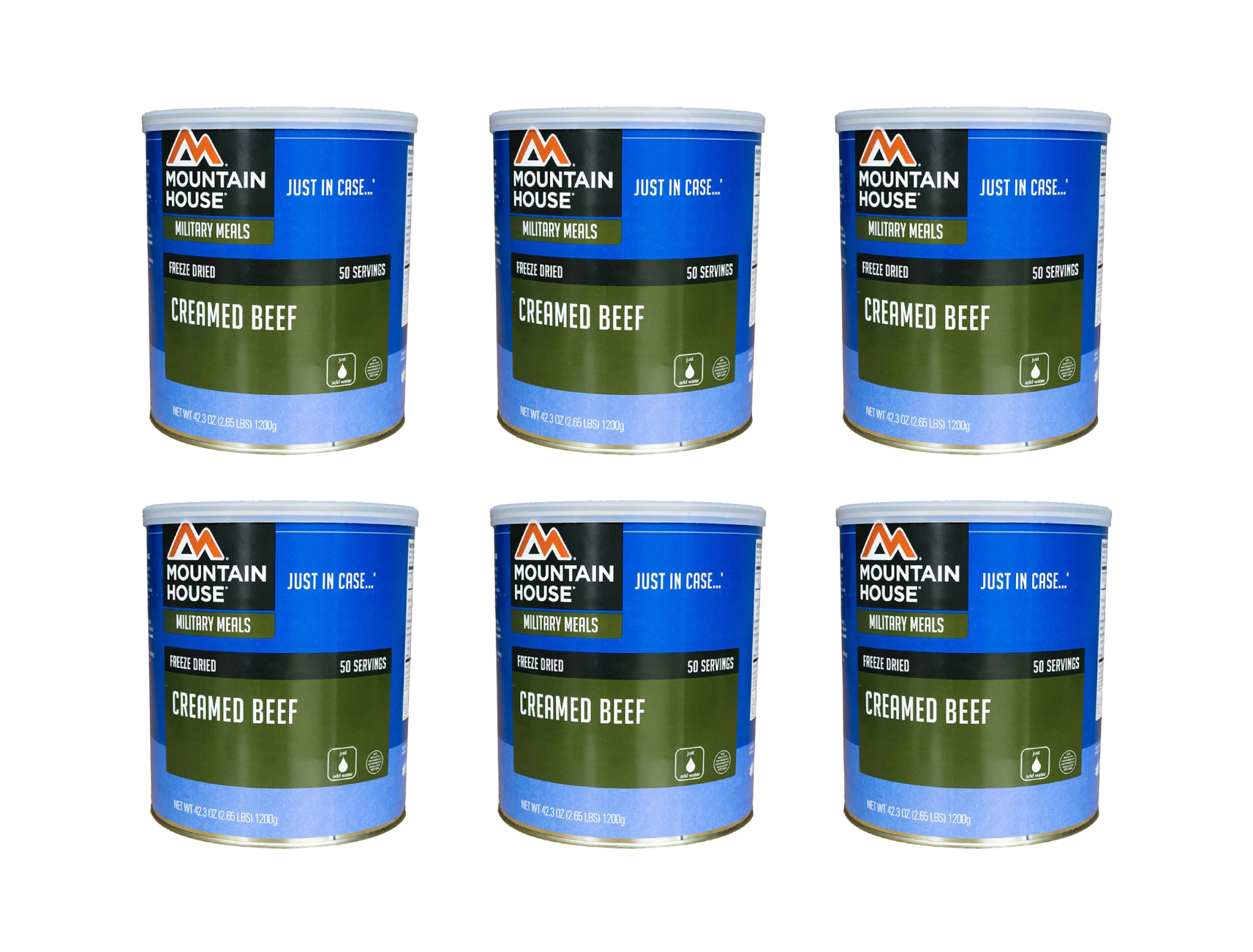 Mountain House Creamed Beef Gravy - Military #10 - 6 Cans | Military Meals