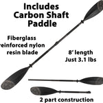 Sea Eagle 300X Explorer Touring, Camping, Fishing Whitewater Inflatable Kayak, Solo, Self-Bailing, Drop Stitch Floor-Paddle, Seat, Pump, Skeg, Bag