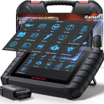 iCarsoft CR Max BT (Enhance Version) Bluetooth Bidirectional Scan Tool, All System, 49 Reset+Extra 38 Service-Oil/EPB/BMS/SAS/SRS/ABS etc.OBD2 Diagnostic Scanner, 4-in-1 Live Graphing, Free Update