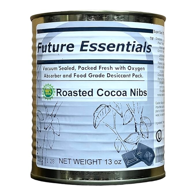 Future Essentials Roasted Cocoa Nibs- 12 Cans