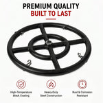 Volcano Fire Pit Burner Ring Kit for Volcano 2 & 3 Outdoor Grills –12” Double Steel Burner, 36 Flame Ports, Propane Regulator, 52” Hose & J-Tube | Portable Fire Pit for Camping, Patio & Backyard thumbnail 7