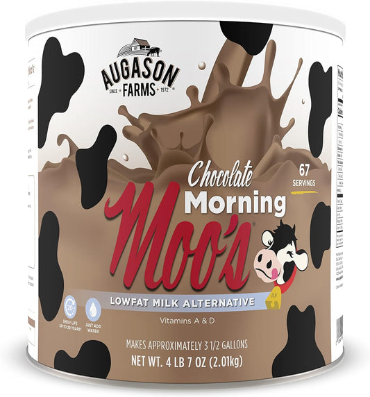Augason Farms Chocolate Morning Moo s Lowfat Milk Alternative