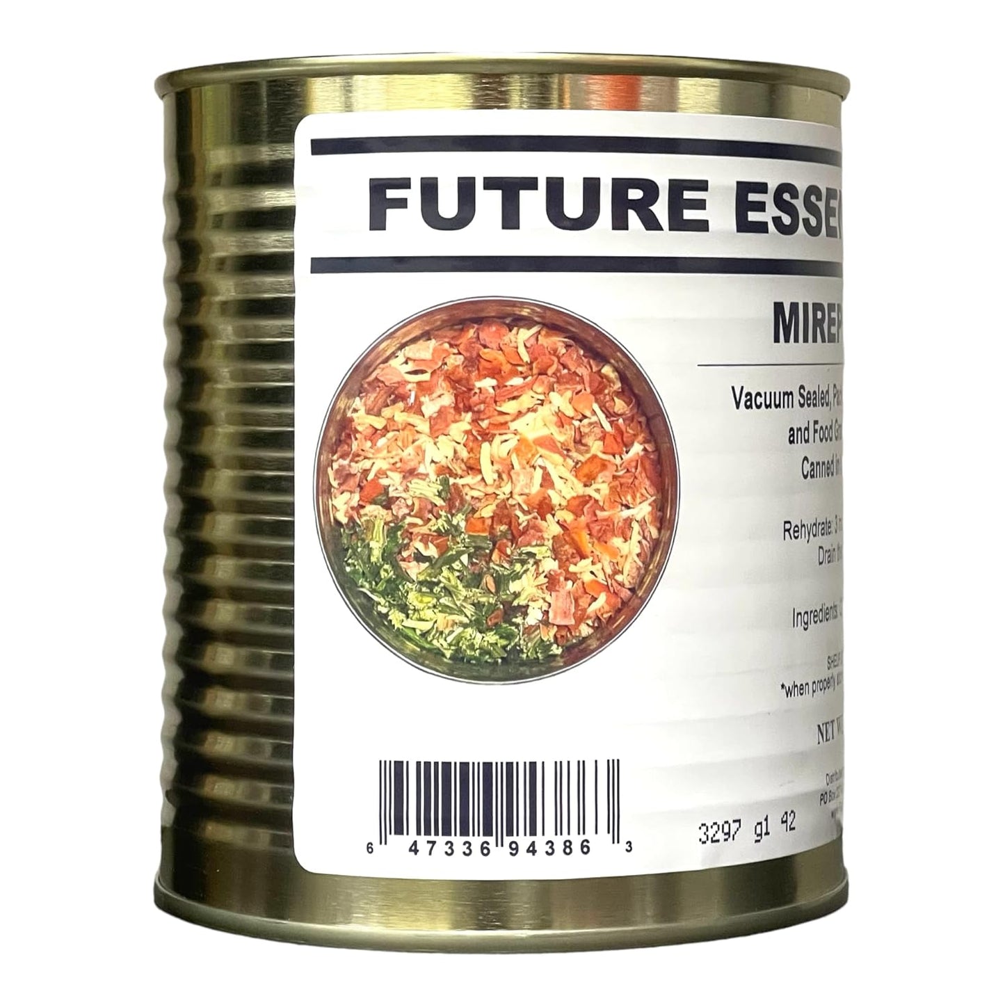 Future Essentials Canned Dehydrated Mirepoix Mix (Net Weight 7.5 Oz)