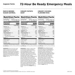 72-Hour 1-Person Emergency Food Supply Kit, 26 Servings