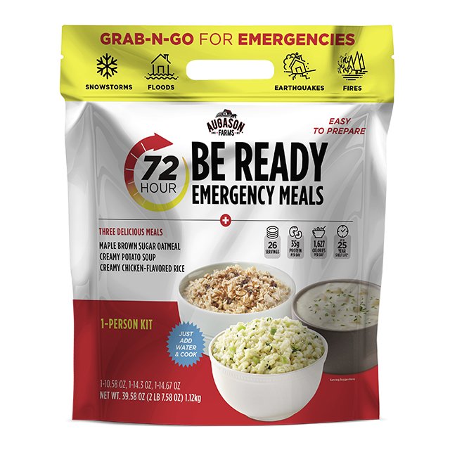 72-Hour 1-Person Emergency Food Supply Kit, 26 Servings