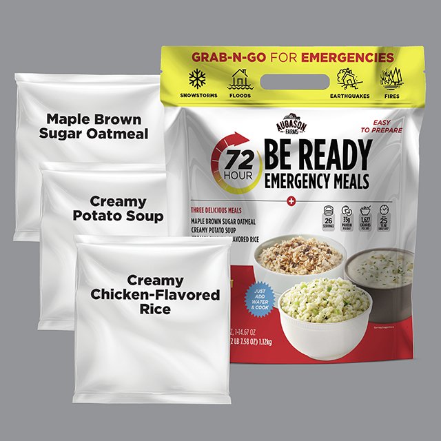 72-Hour 1-Person Emergency Food Supply Kit, 26 Servings