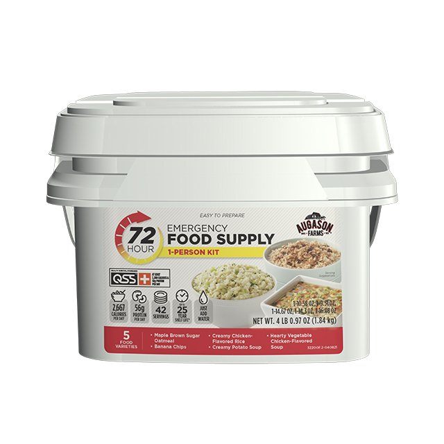 72-Hour 1-Person Emergency Food Supply Kit, 42 Servings
