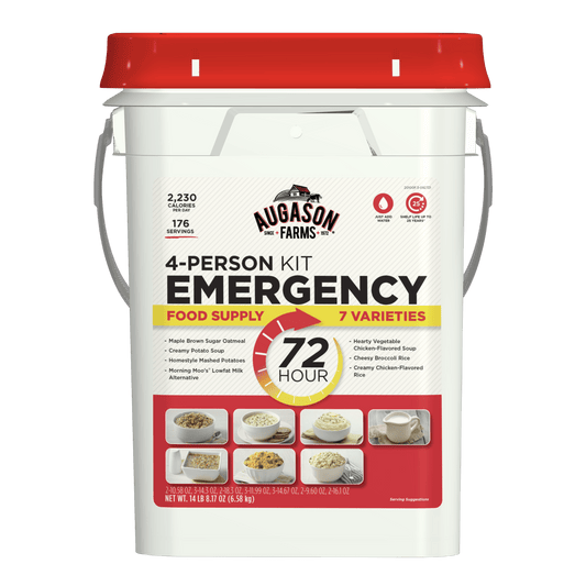 72-Hour 4-Person Emergency Food Supply Kit, 176 Servings