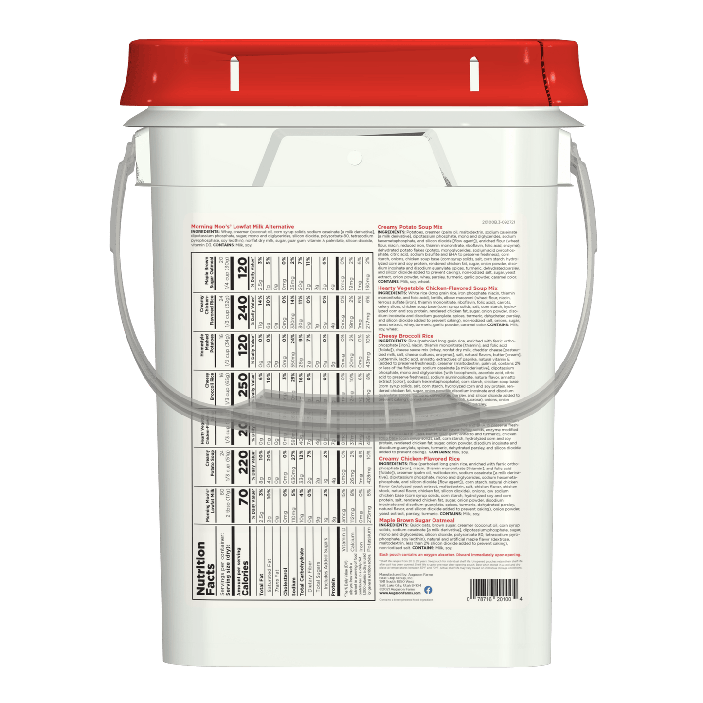 72-Hour 4-Person Emergency Food Supply Kit, 176 Servings