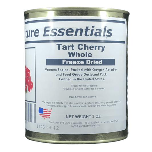 Future Essentials Freeze Dried Whole Tart Cherries (Case of 12 cans )