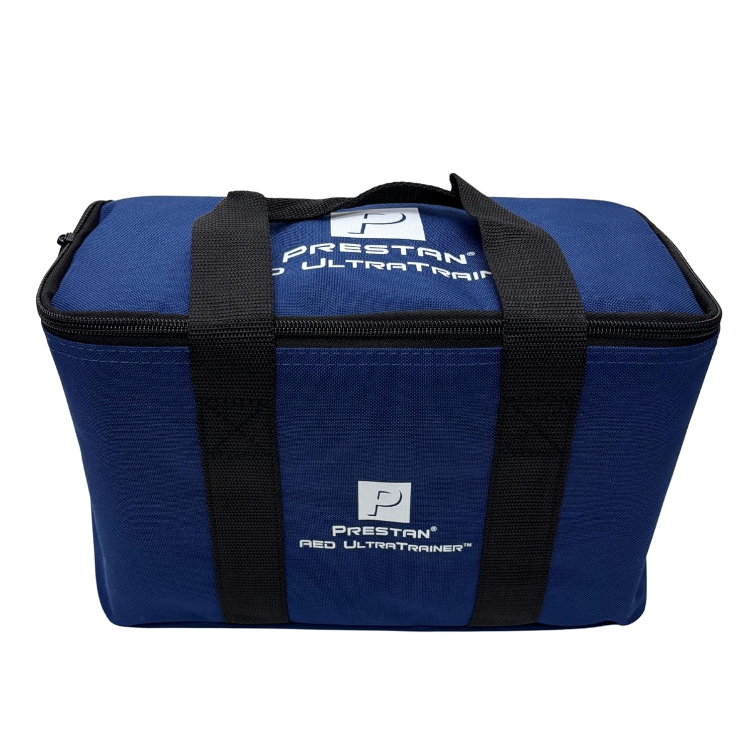 Prestan UltraTrainer - English/Spanish - 4-Pack | Four PRESTAN UltraTrainer AED trainers with English/Spanish prompts for classroom CPR/AED instruction and scenario practice.