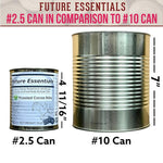 Future Essentials Roasted Cocoa Nibs 12 Cans Per Case | 10 Year Shelf Life
