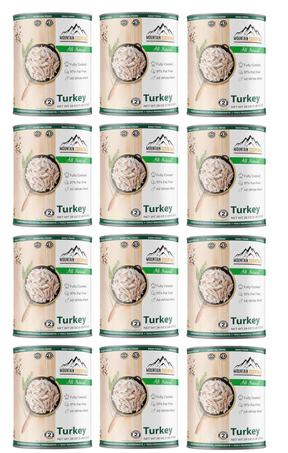 MOUNTAIN ESSENTIALS All Natural Canned Turkey 28 Oz