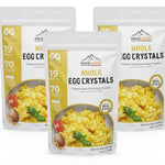 MOUNTAIN ESSENTIALS Whole Egg Crystals Pasteurized Dried Egg Powder 8 Oz Great for Breakfast and Camping Meals