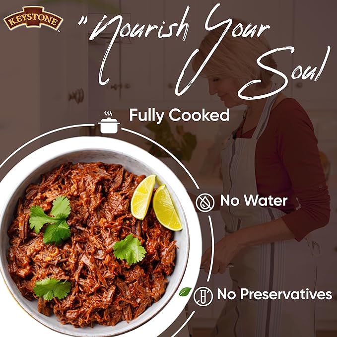 Keystone Meats All Natural Canned Beef 14.5 Oz | Emergency Preparedness