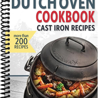Volcano Dutch Oven Cookbook – 200+ Dutch Oven Recipes, Cast Iron Cooking Guide for Camping, BBQ, Off-Grid Living & Emergency Preparedness