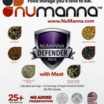 NuManna Defender Pack w/ Meat - 216 Total Servings
