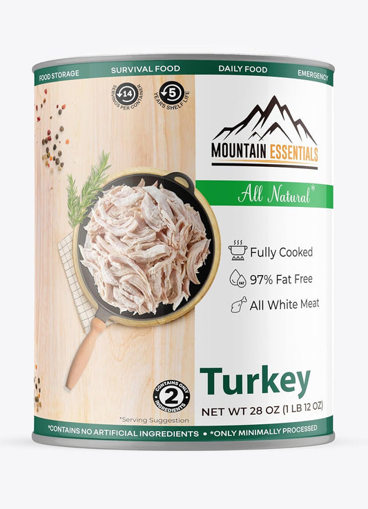 MOUNTAIN ESSENTIALS All Natural Canned Turkey 28 Oz