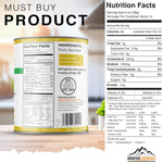 MOUNTAIN ESSENTIALS All Natural Canned Pork 28 Oz Fully Cooked Ready to Eat Emergency Survival Bulk Food Storage Premium Meat for Backpacking, Camping, Meal Prep Shelf Stable Food