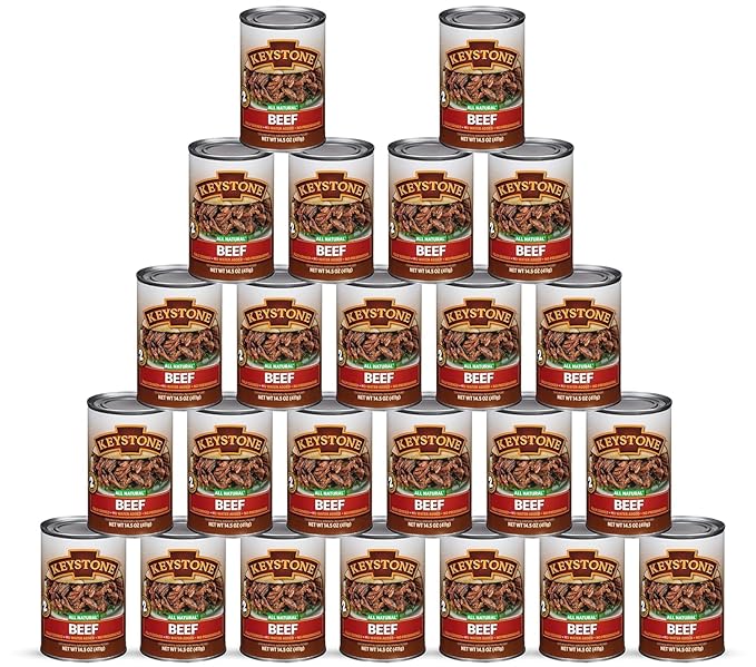 Keystone Meats All Natural Beef (14.5 oz / 24 cans per case)