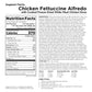 Augason Farms Freeze Dried Chicken Fettuccine Alfredo Kit 42.02 Oz No. 10 Can