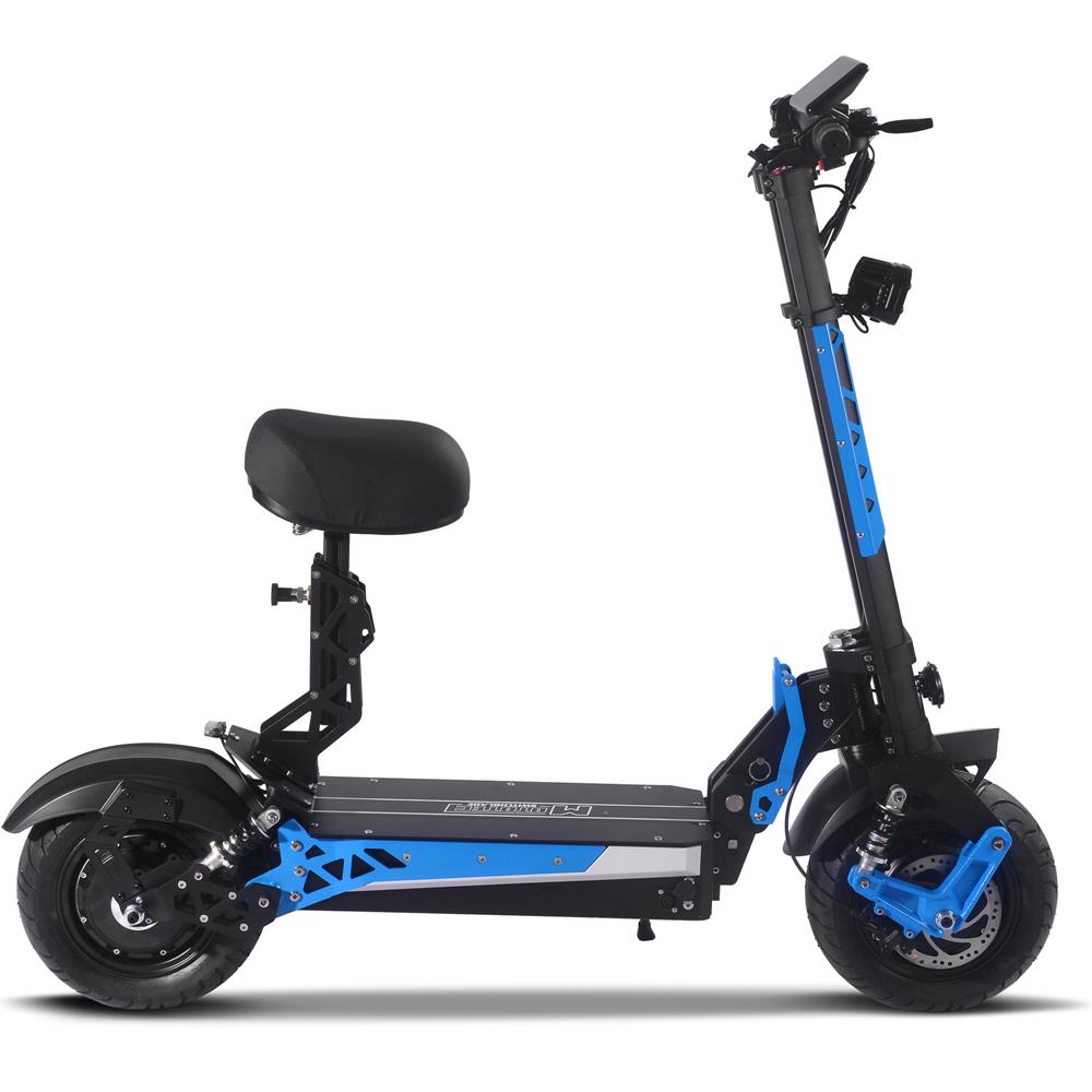 MotoTec Switchblade 60v 4000w Lithium Electric Scooter Bl… | Safecastle