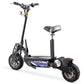 MotoTec Chaos 2000w 60v 15ah Lithium 32 MPH Electric Scooter Folding Frame Seat Included