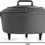 Volcano Grills Cast Iron Vintage Style Dutch Oven for Camping thumbnail 3