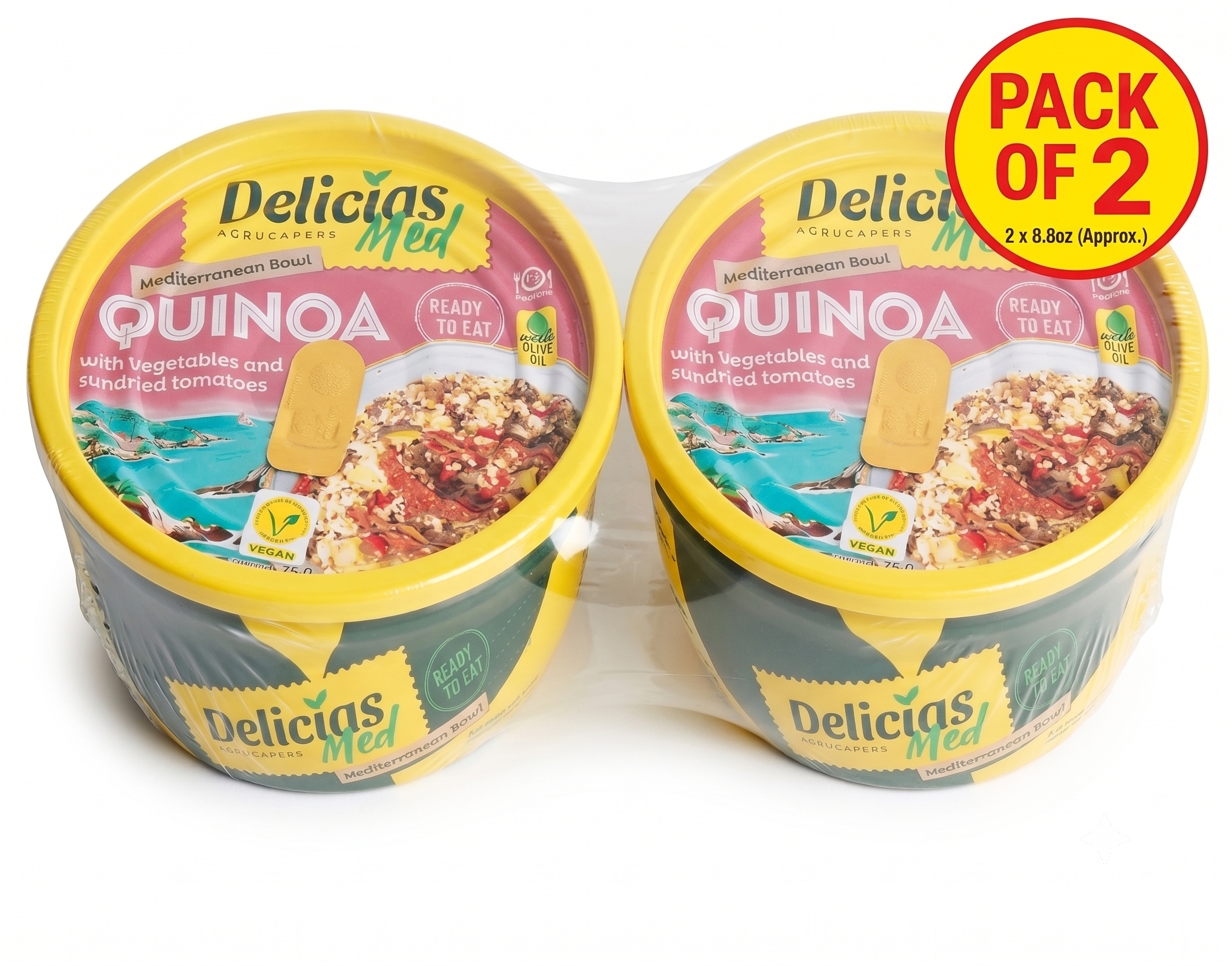 Delicias Med Quinoa 2 Pack