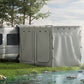 VEVOR Car Awning Room Accessory, Fit 8.2' x 8.2', 300D Oxford Car Awning Camping Tent with PVC Floor, Heavy Duty Extend Shelter for Car Awning SUV Tent Camper Van Overland Gear, Grey, Room Only